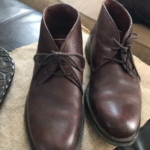 Johnston and Murphy men’s shoes, Brown sheepskin